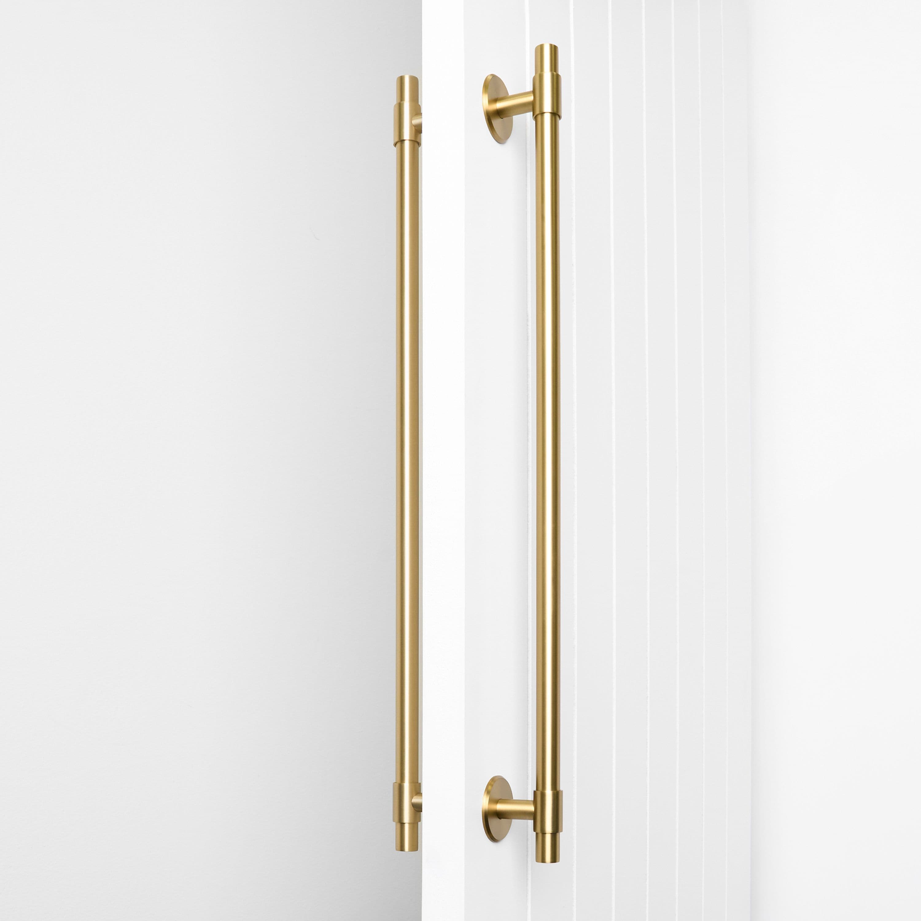Front Door Double Side Pull Brushed Brass