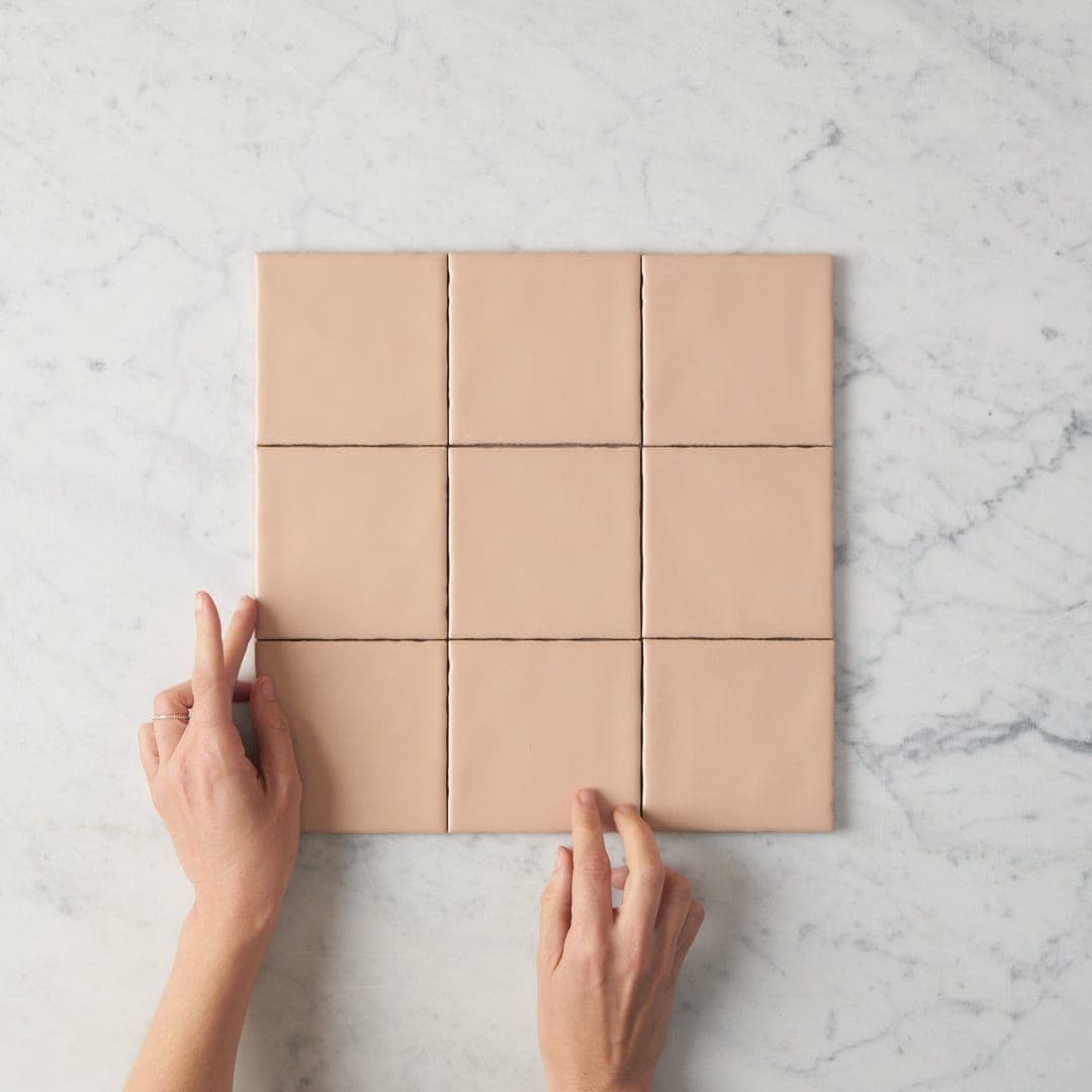 Newport Matte Clay Small Square Tile