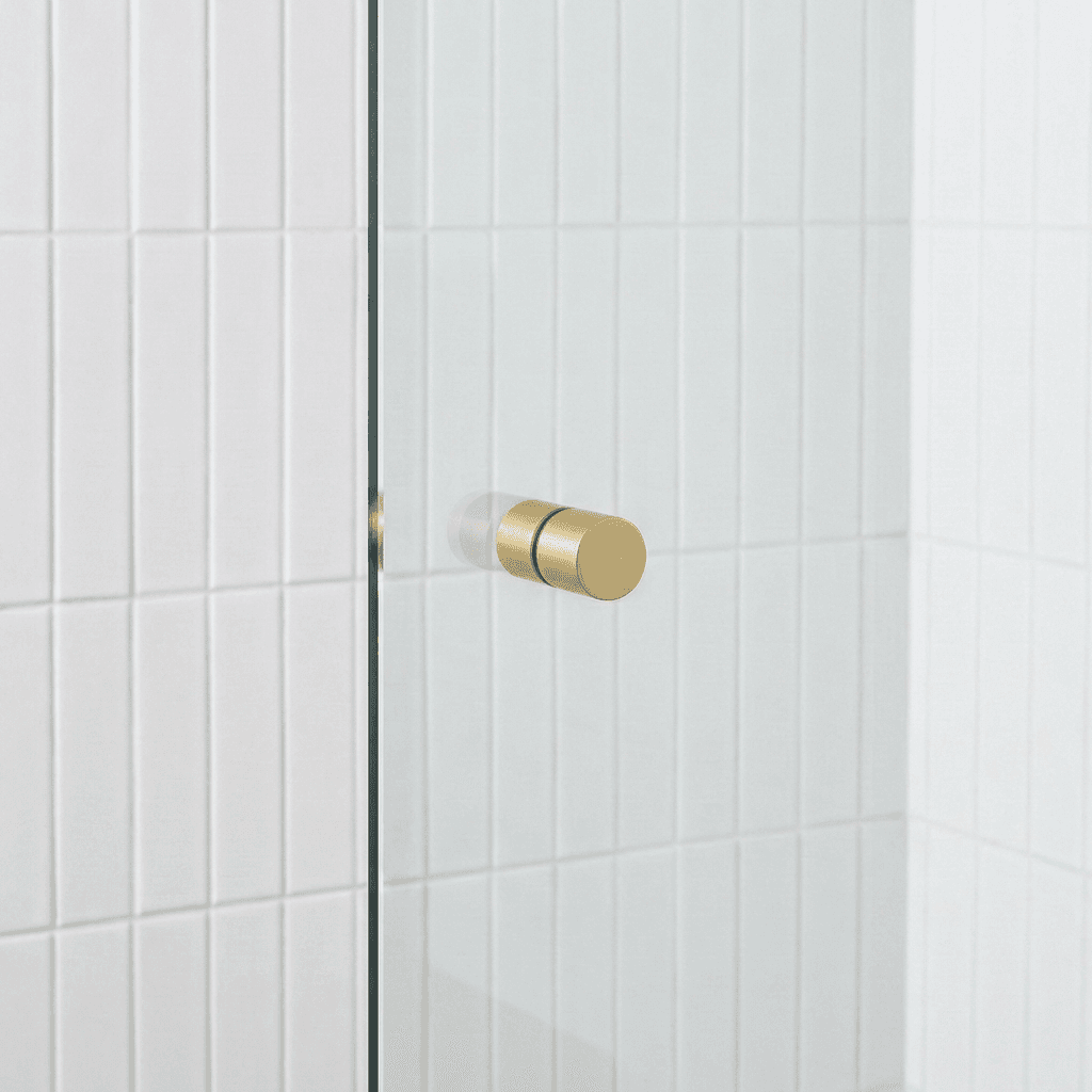 Shower Door Handle Brushed Brass