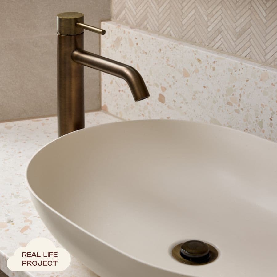 Pop Up Waste Antique Brass - No Overflow