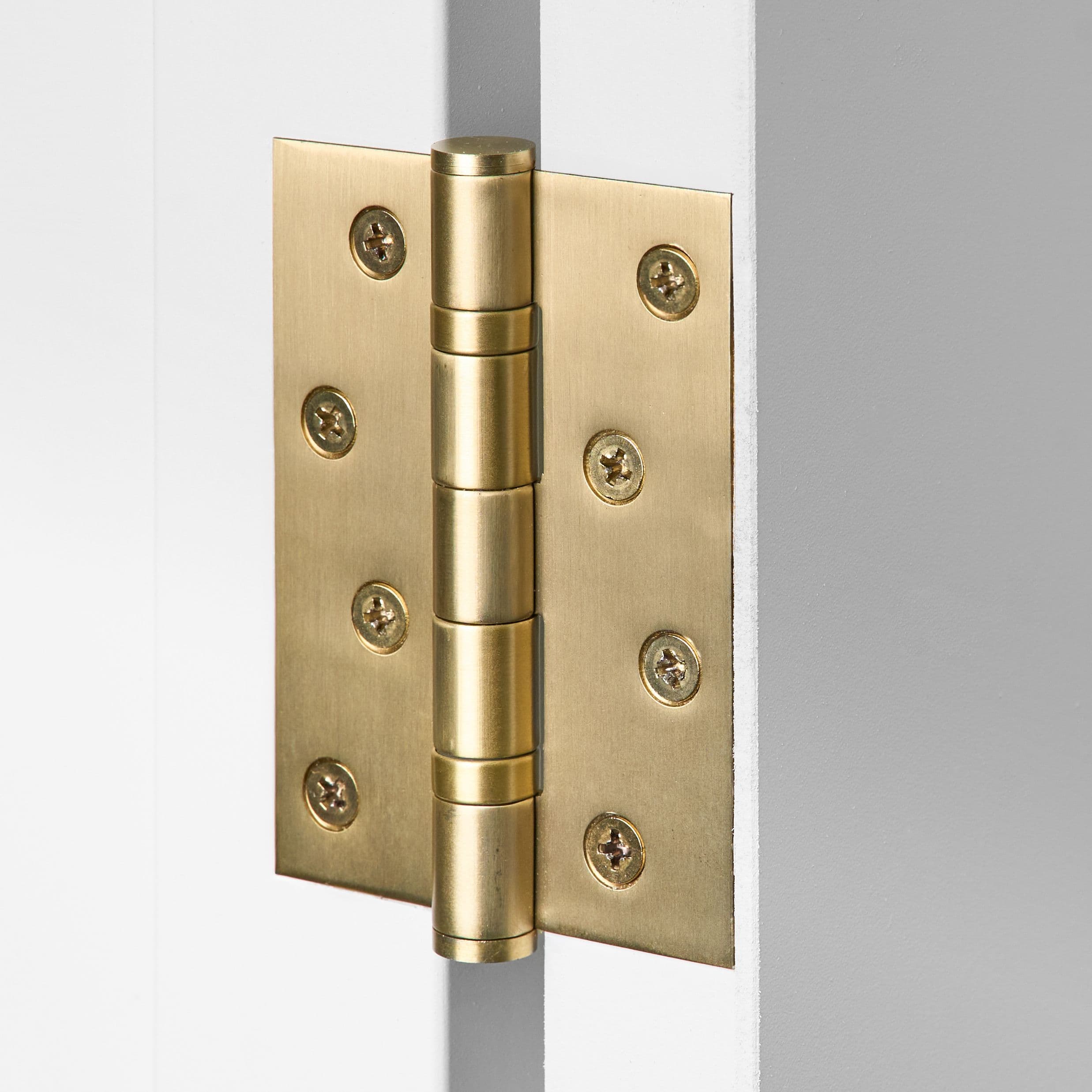 Door Butt Hinge Single Brushed Brass