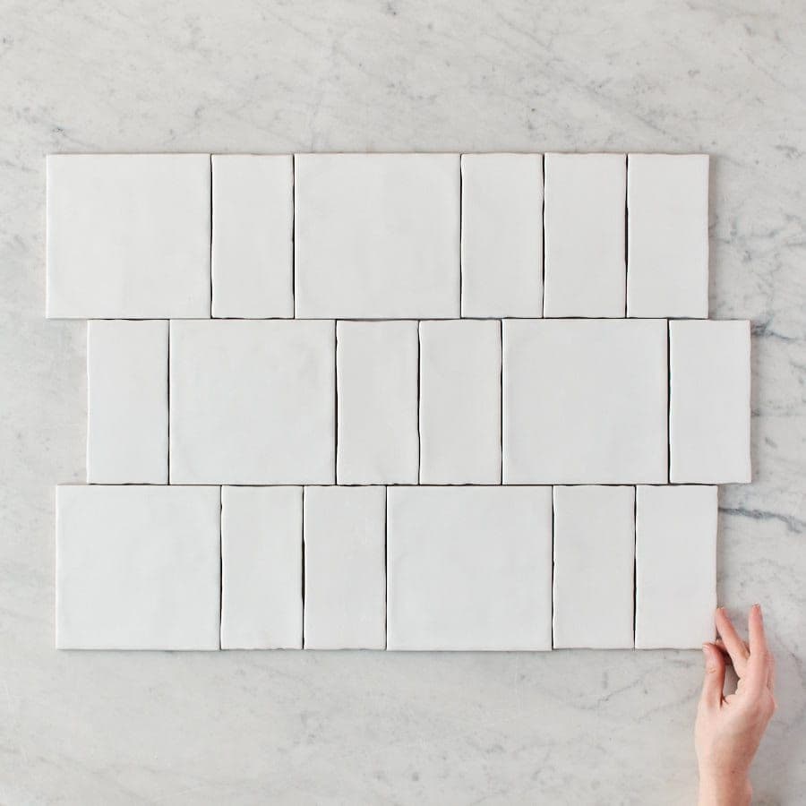 Newport Gloss Square & Subway Pattern Tile