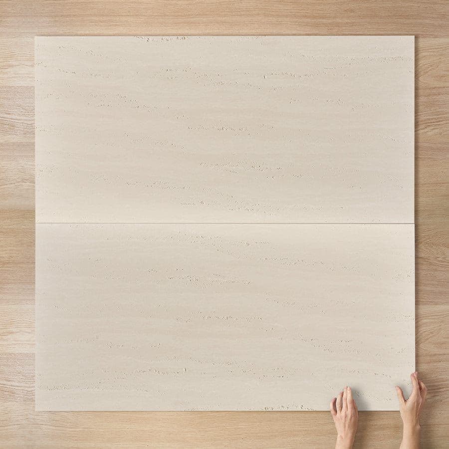 Kirribilli Travertine Look Ivory Matte Tile