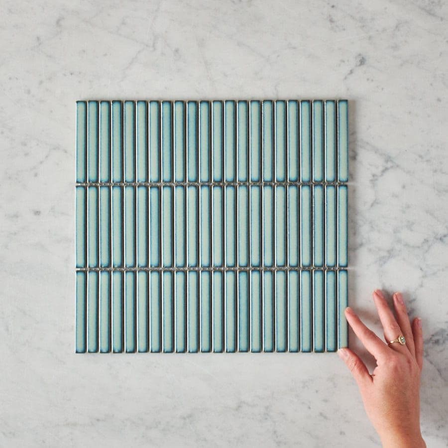 Coogee Antique Sage Green Kit Kat Mosaic Tile