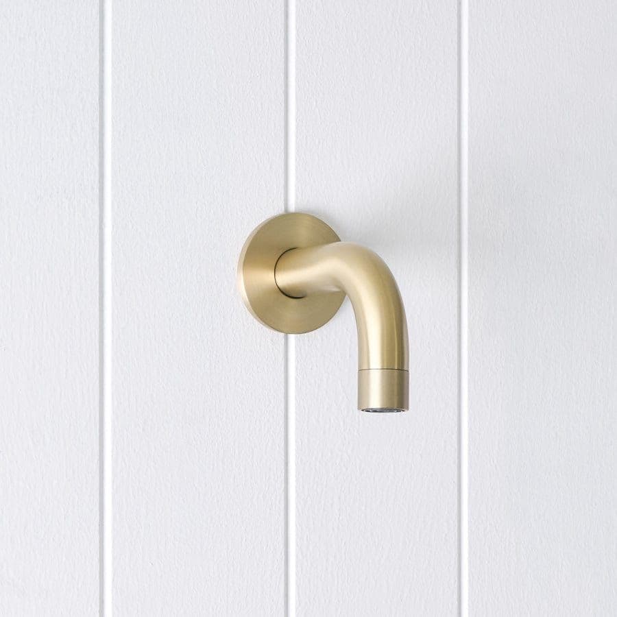 Sydney Short Wall Spout Warm Brushed Nickel