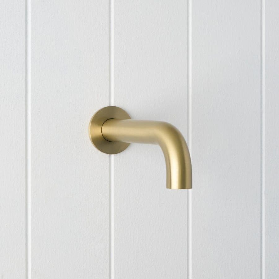 Sydney Wall Spout Brushed Brass