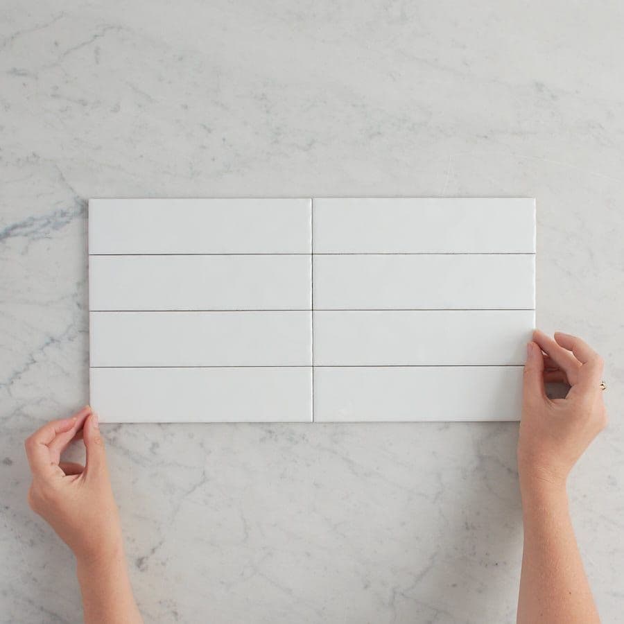 Newport Gloss Mini Subway White Tile