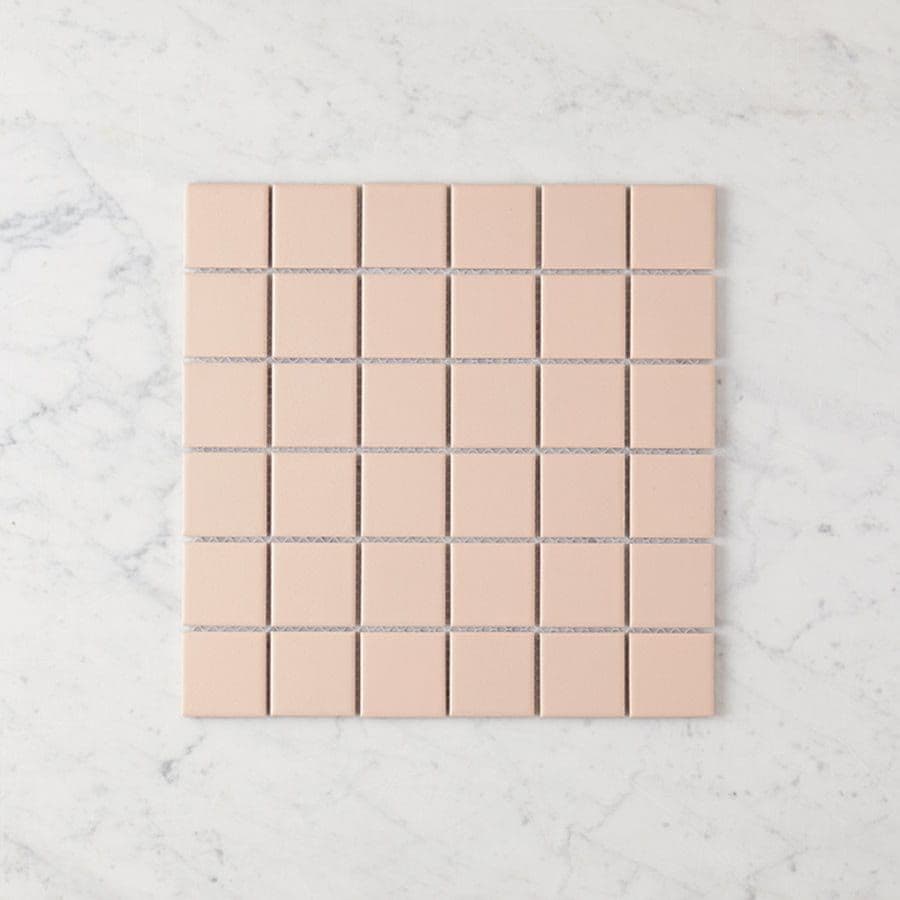 Haddon Pink Matte Medium Square Tile