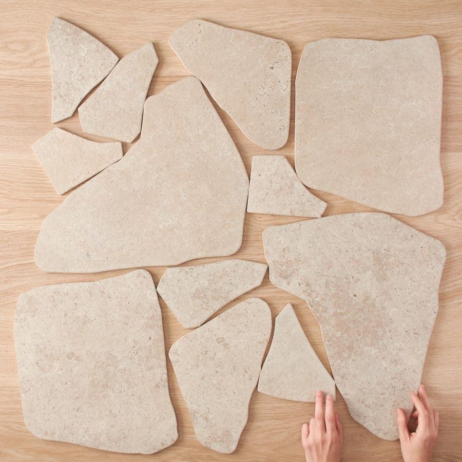 Clovelly Travertine Look Crazy Paving Tile