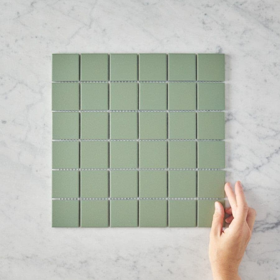 Haddon Sage Matte Medium Square Tile