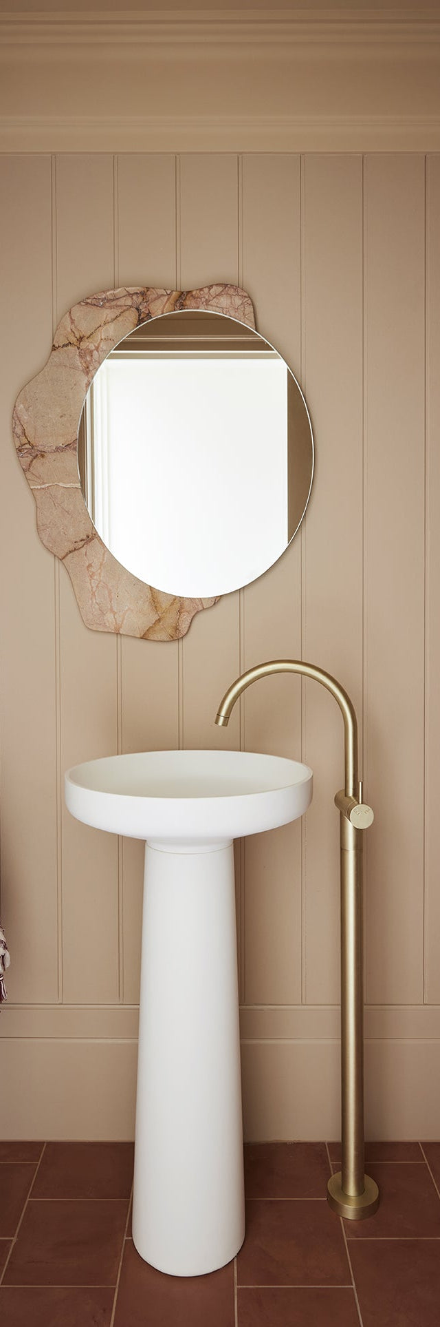 Three Birds Cali Cool House Powder Room