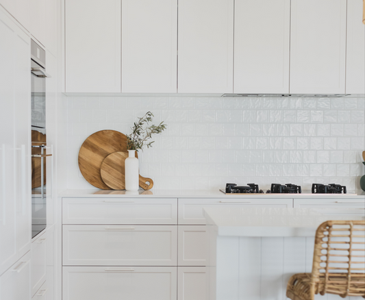 How to nail an all white kitchen!