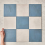 Bronte Checkerboard Blue & White Tile