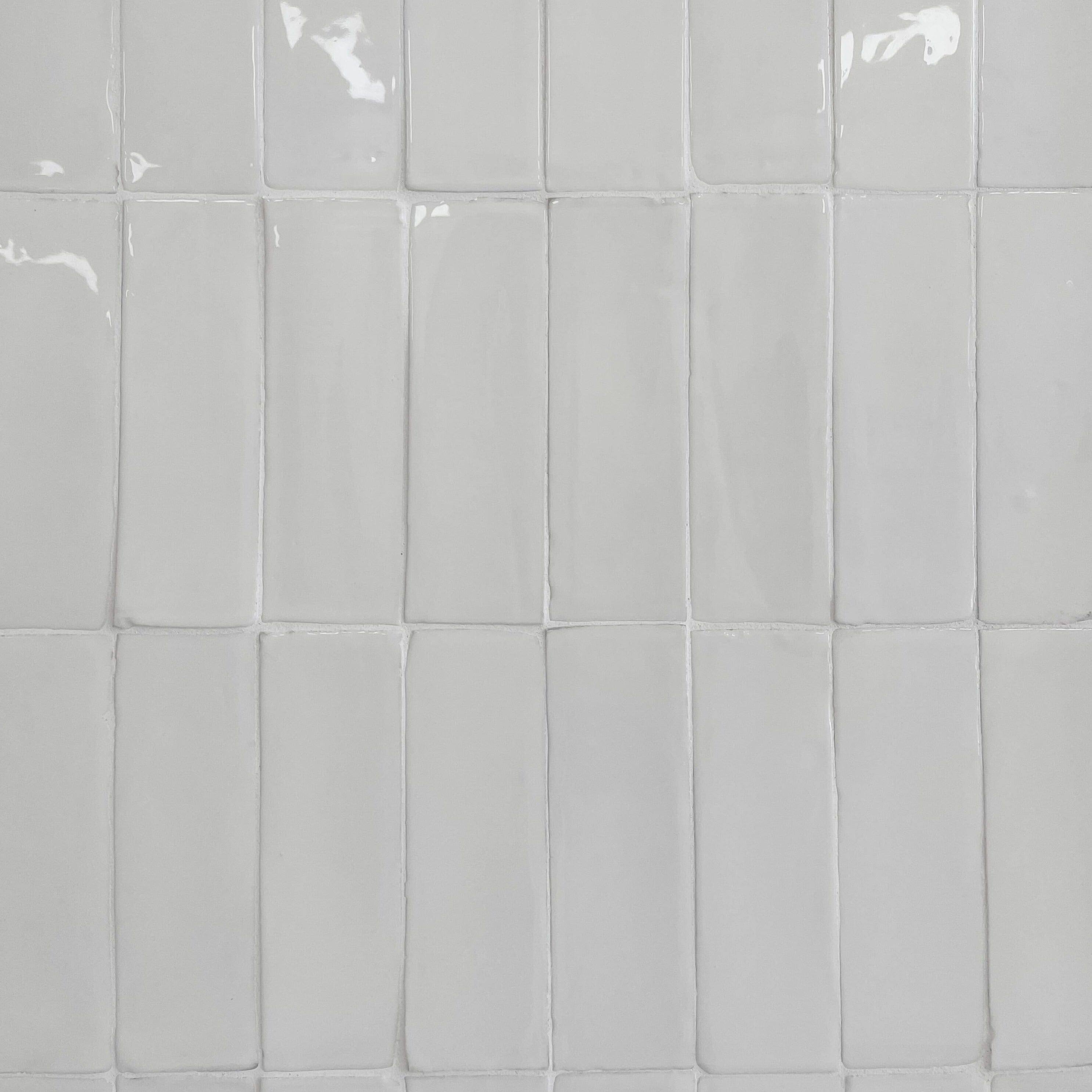 TileCloud TILE Noosa Gloss Zellige White Tile