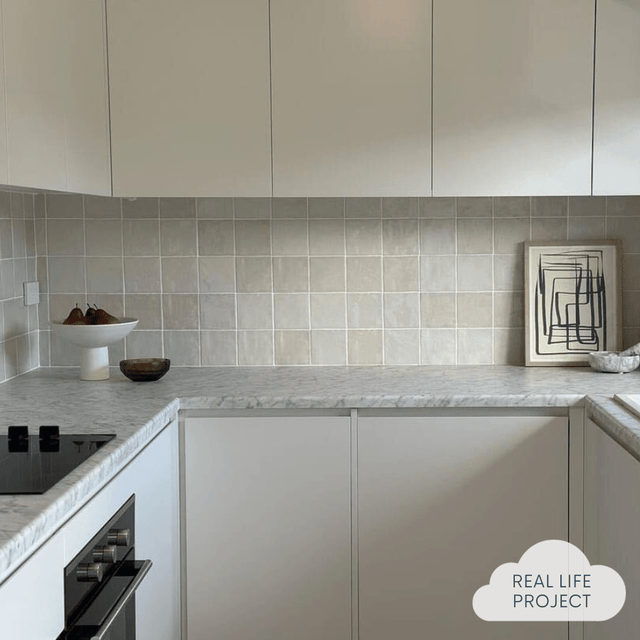 Newport Gloss Bone Mixed Square Tile – TileCloud
