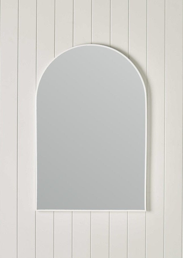 TileCloud BATHWARE Arch Mirror Matte White