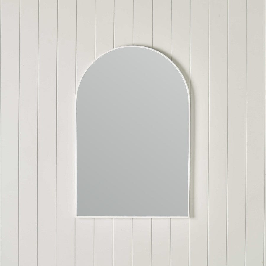 TileCloud BATHWARE Arch Mirror Matte White