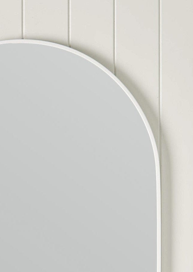 TileCloud BATHWARE Arch Mirror Matte White