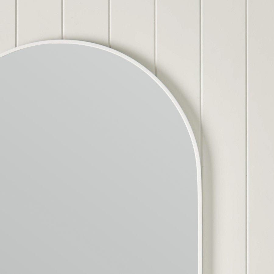 TileCloud BATHWARE Arch Mirror Matte White