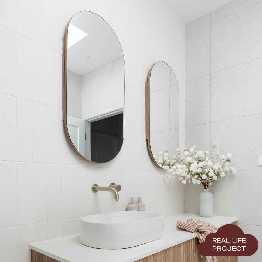 TileCloud BATHWARE Oval Mirror Frameless