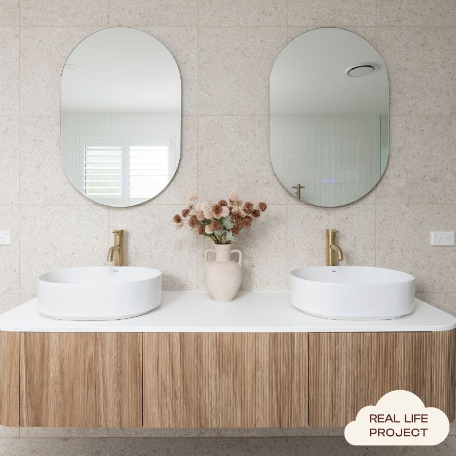 TileCloud BATHWARE Oval Mirror Frameless