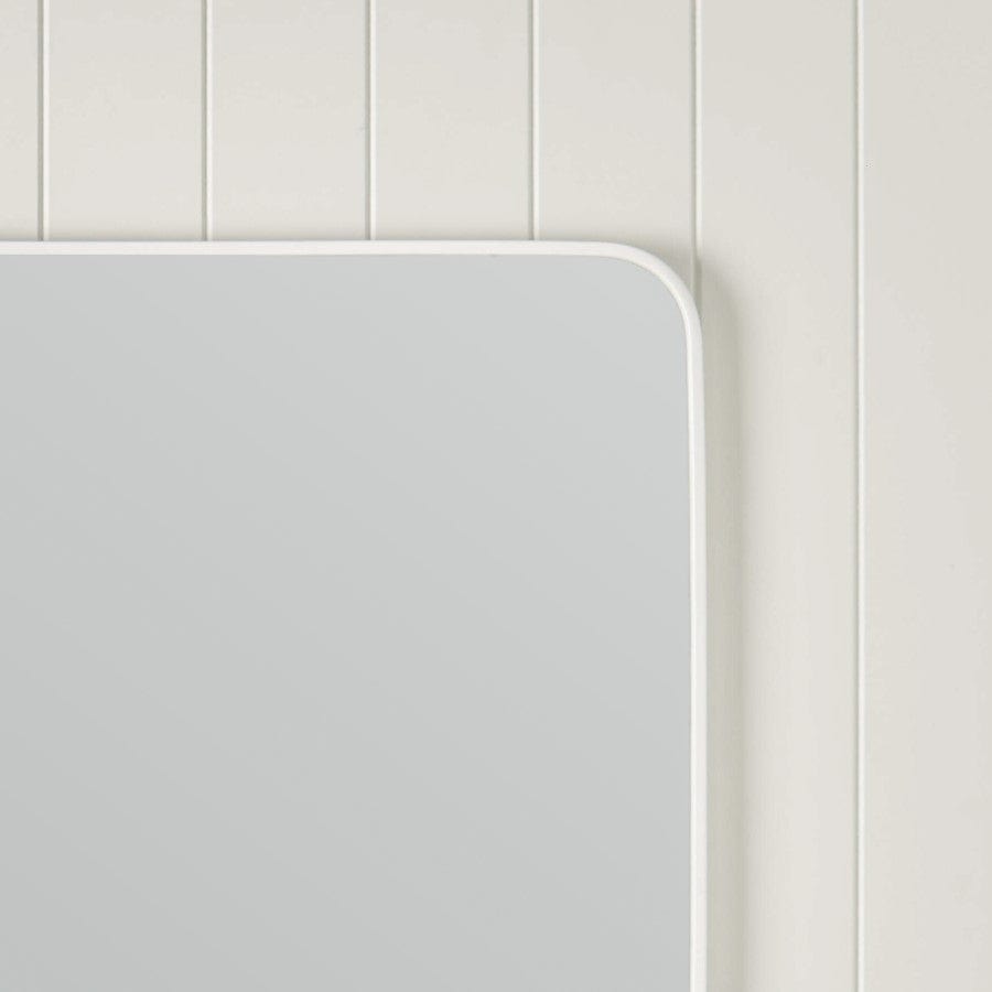 TileCloud BATHWARE Rectangular Mirror Matte White