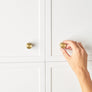 Cabinetry Knob Brushed Brass