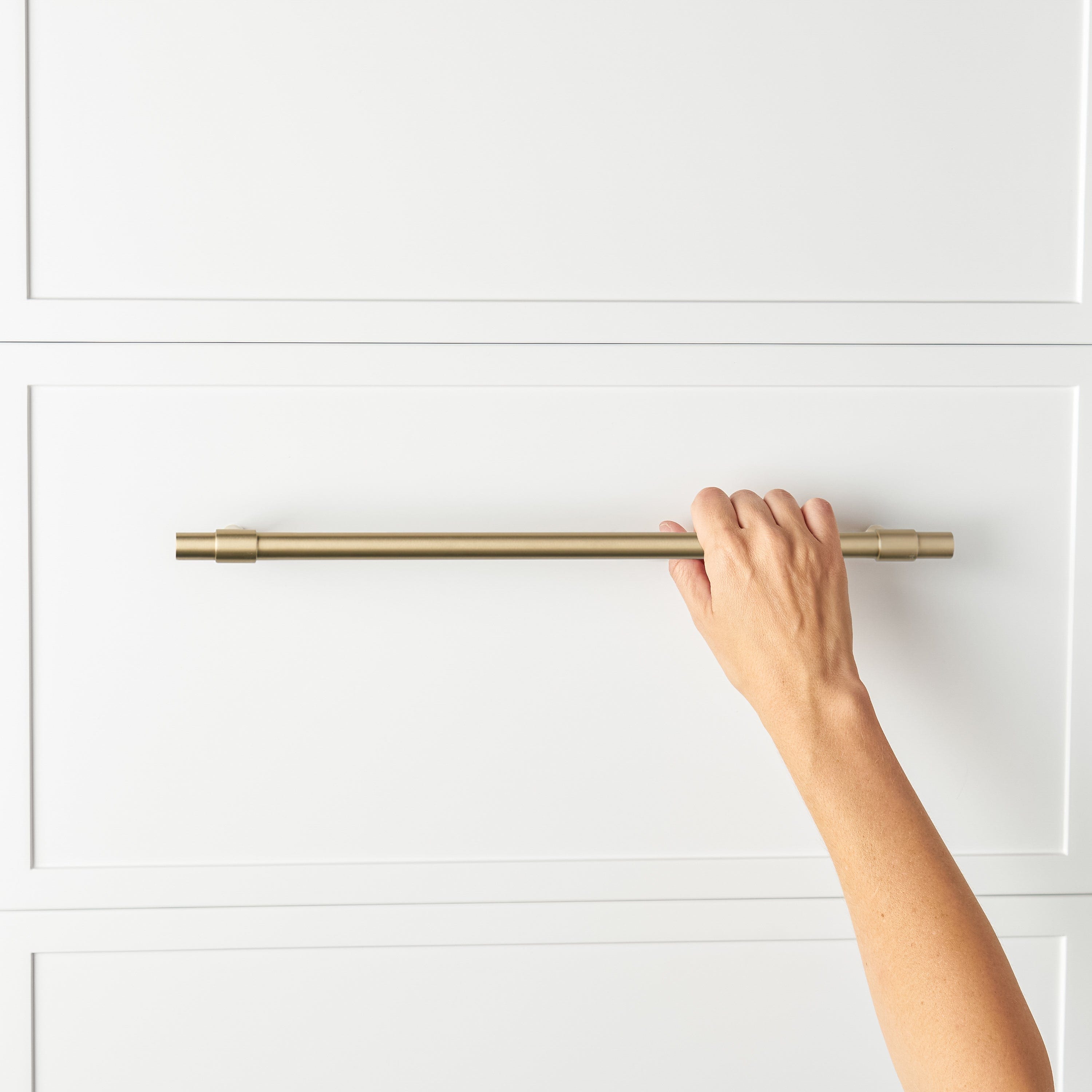 TileCloud TAPWARE Cabinetry Pull 400mm Warm Brushed Nickel