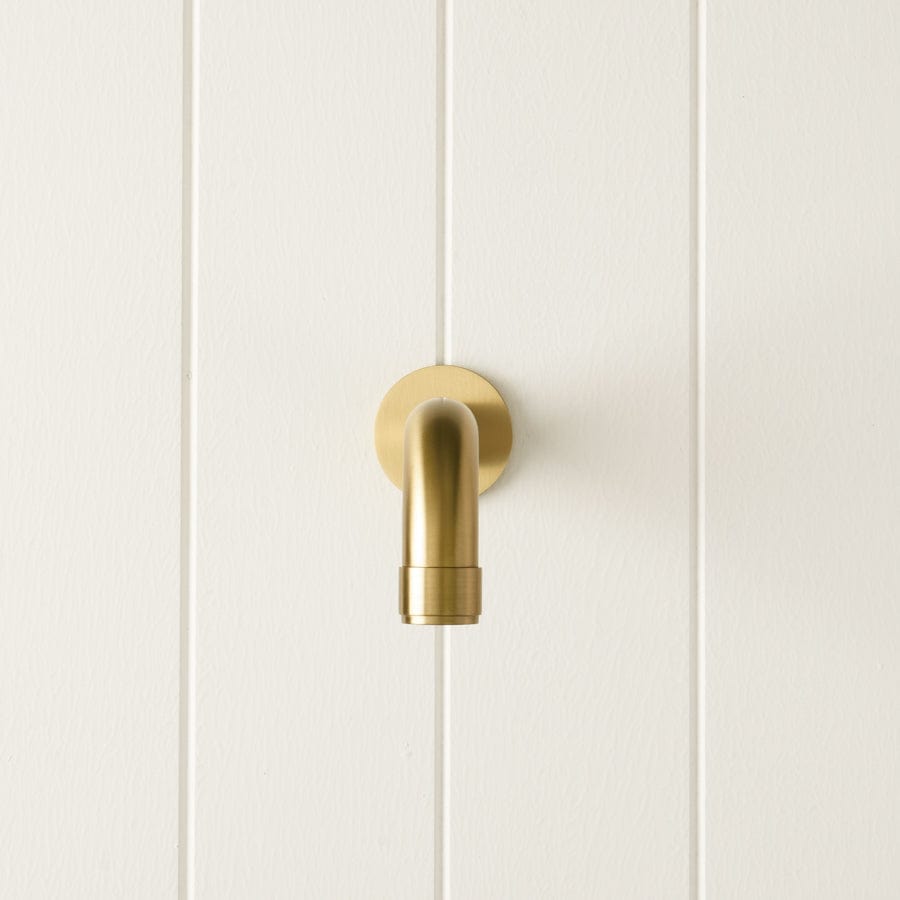 TileCloud TAPWARE Melbourne Wall Spout Brushed Brass