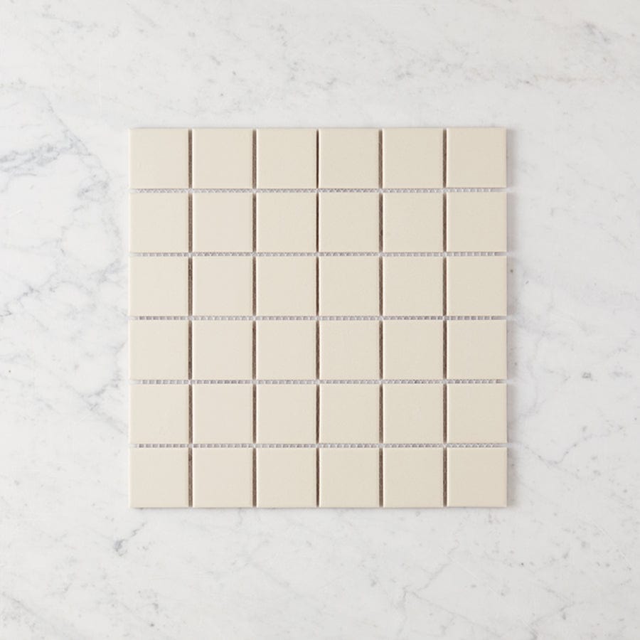 TC SAMPLE Haddon Bone Matte Medium Square Sample