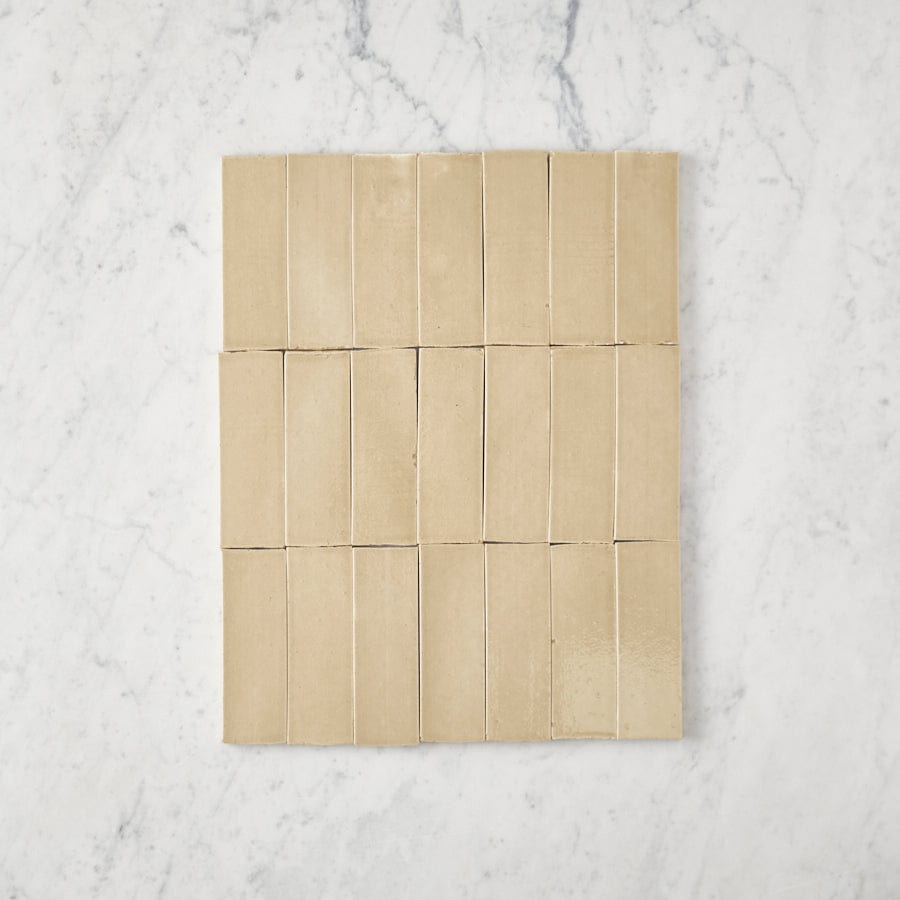 TC SAMPLE Noosa Gloss Zellige Beige Subway Tile Sample