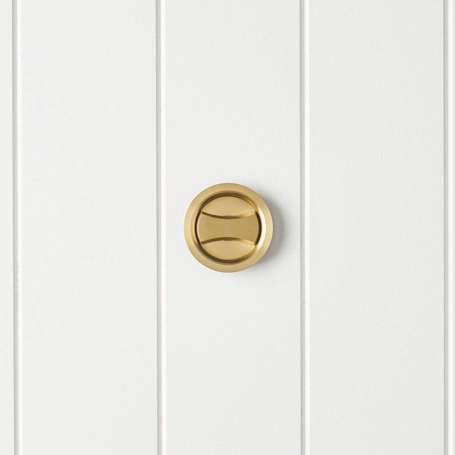 Sliding Door Lock Brushed Brass – TileCloud