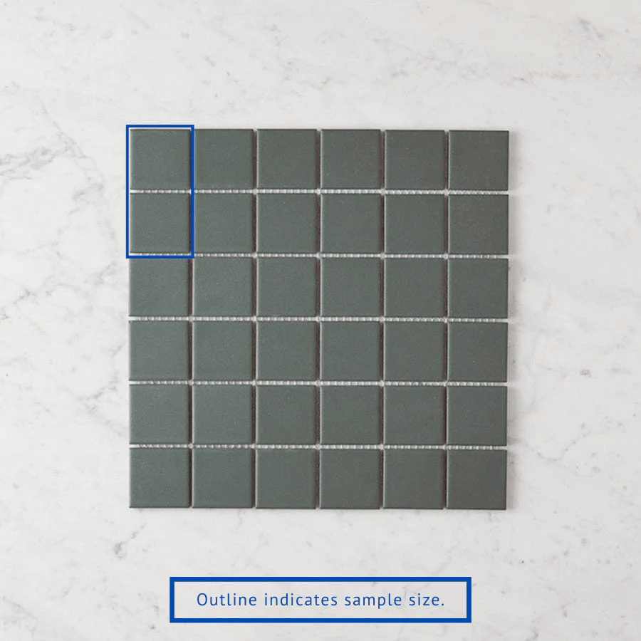 Decor8 TILE Haddon Green Matte Medium Square Tile