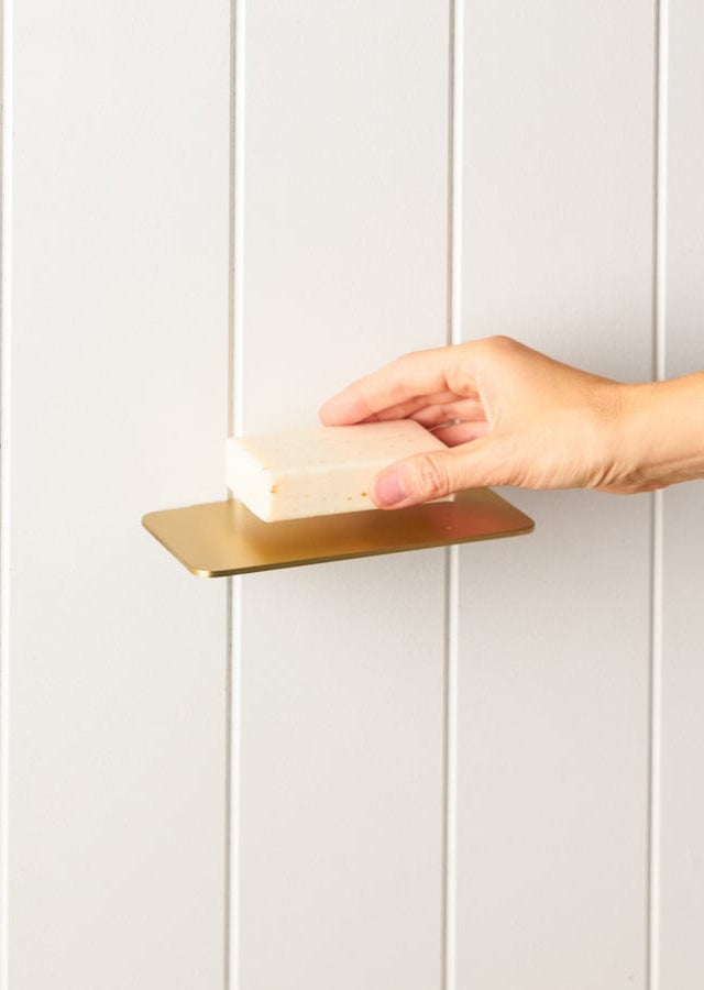 TileCloud TAPWARE Soap Shelf Brushed Brass
