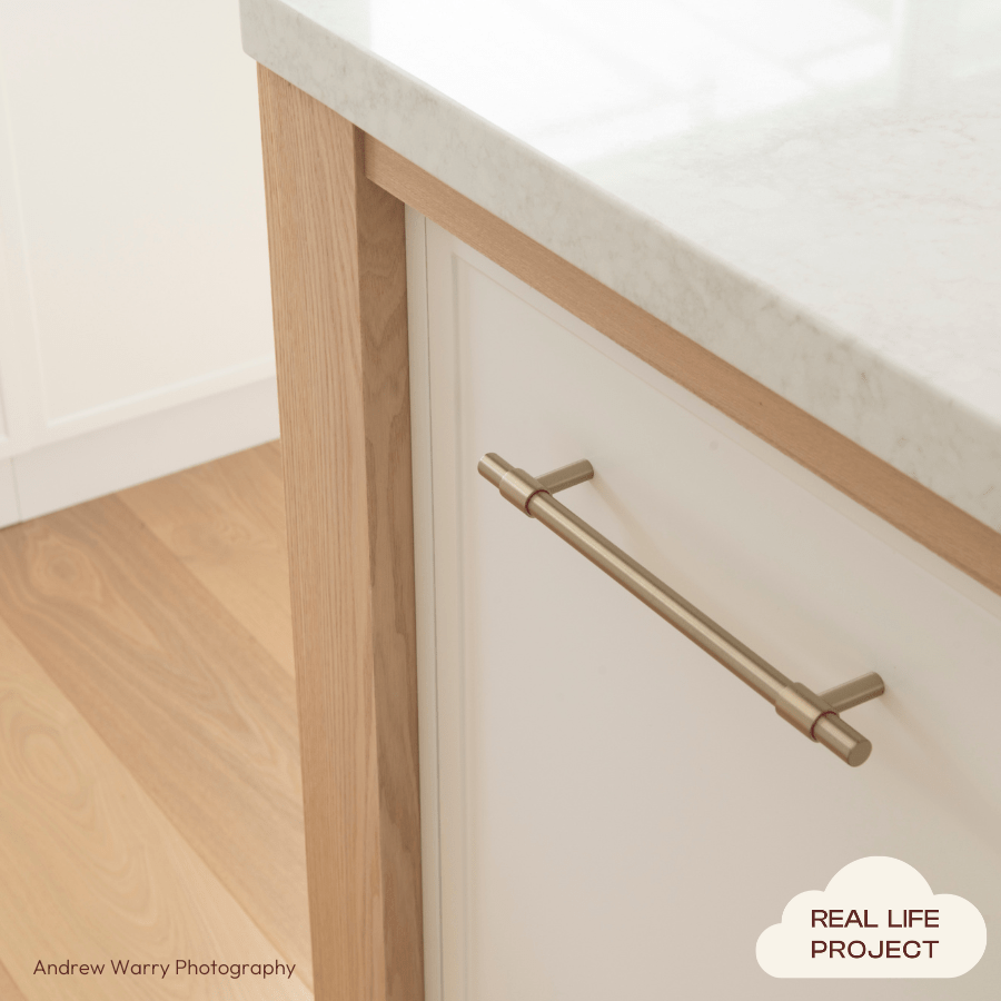 TileCloud TAPWARE Cabinetry Pull 250mm Warm Brushed Nickel