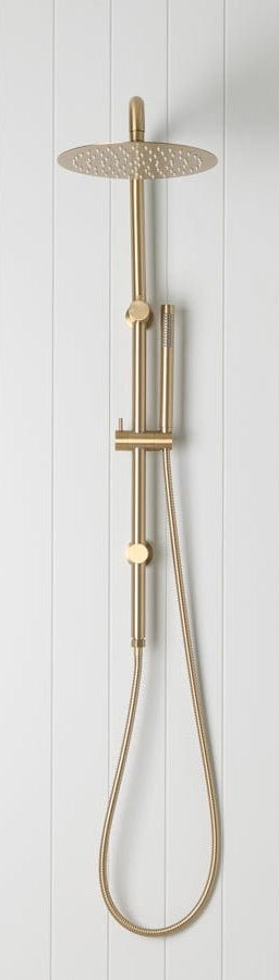 Yabby TAPWARE Combination Shower Brushed Brass