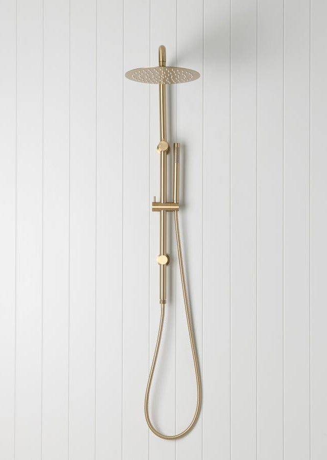 Yabby TAPWARE Combination Shower Brushed Brass