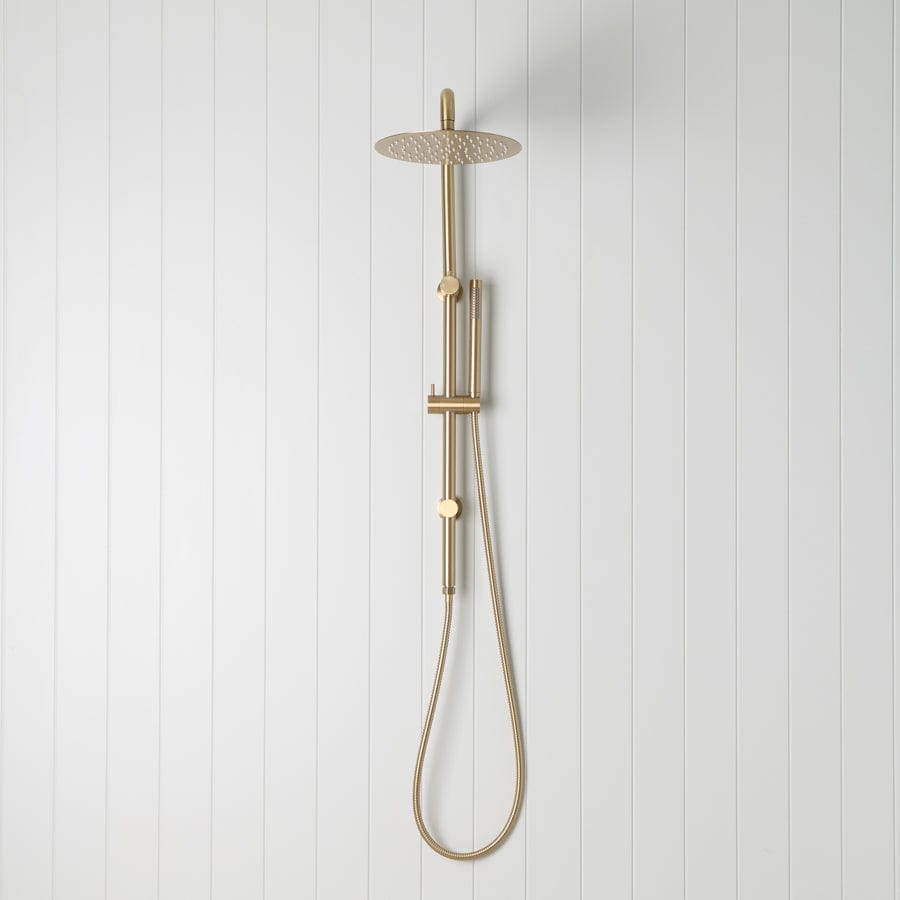 Yabby TAPWARE Combination Shower Brushed Brass