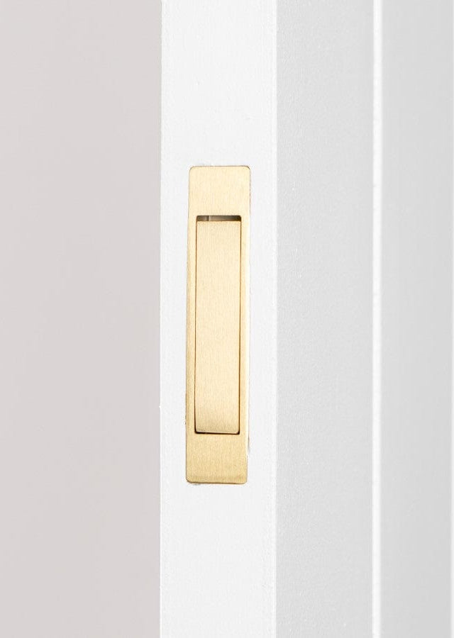 TileCloud TAPWARE Concealed Hook Pull Handle Brushed Brass