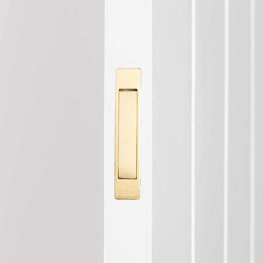 TileCloud TAPWARE Concealed Hook Pull Handle Brushed Brass