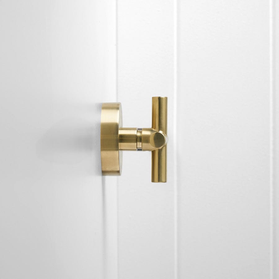 Yabby TAPWARE Cross Taps Brushed Brass