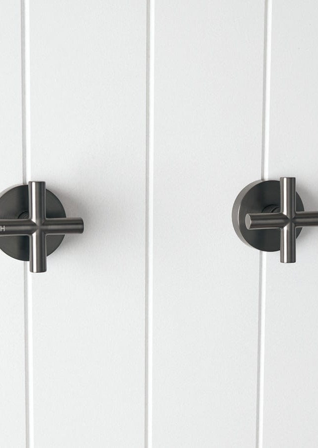 Yabby TAPWARE Cross Taps Gunmetal