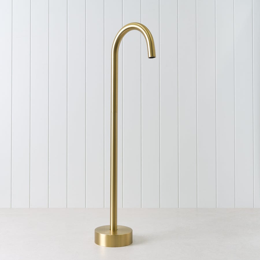 Yabby TAPWARE Freestanding Bath Spout Brushed Brass