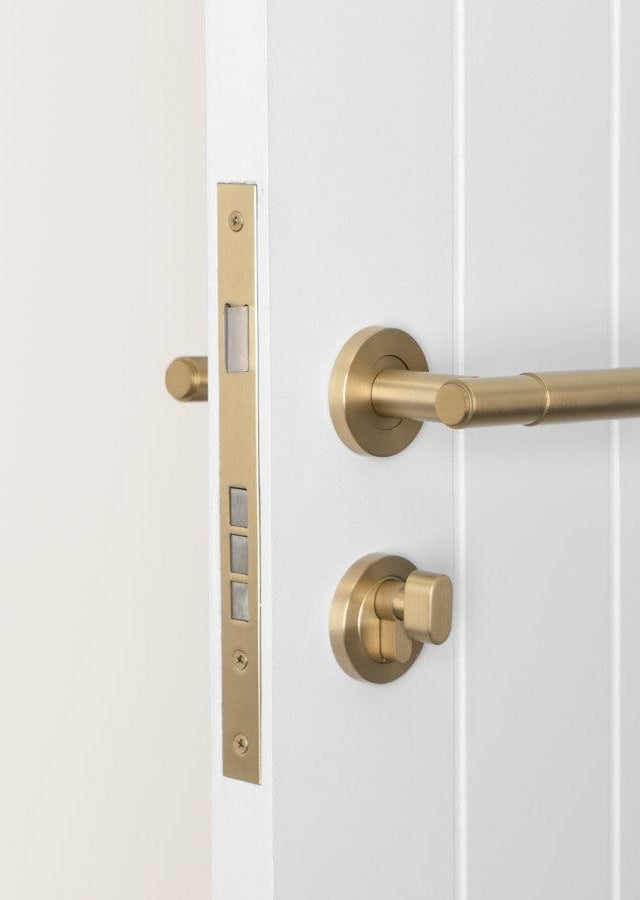 TileCloud TAPWARE Front Door Lock Set Brushed Brass