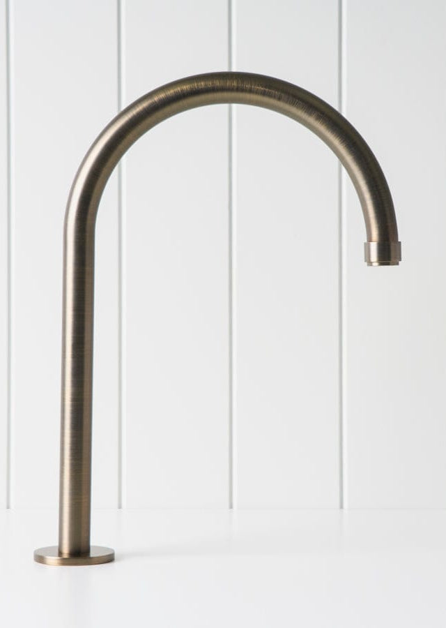 Yabby TAPWARE Melbourne Basin Spout Antique Brass