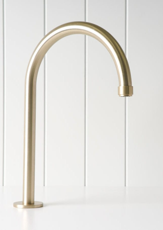 Yabby TAPWARE Melbourne Basin Spout Warm Brushed Nickel