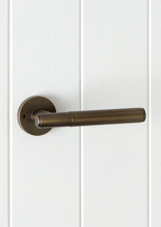 TileCloud TAPWARE Melbourne Door Handle Antique Brass