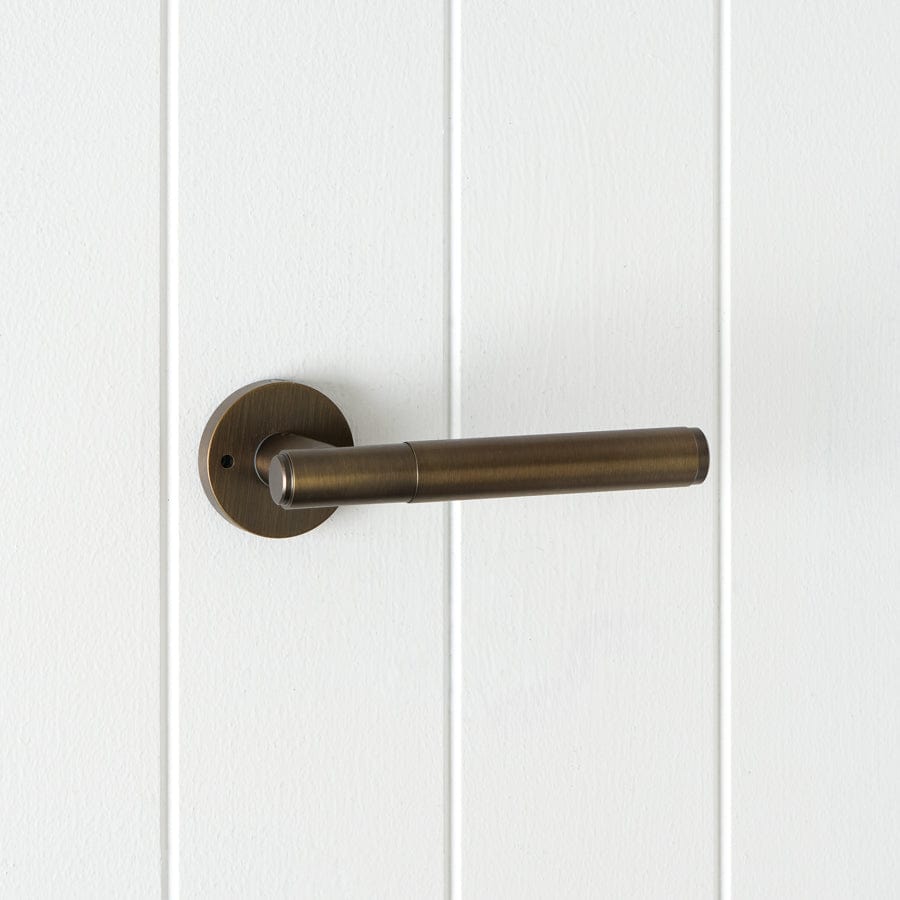 TileCloud TAPWARE Melbourne Door Handle Antique Brass