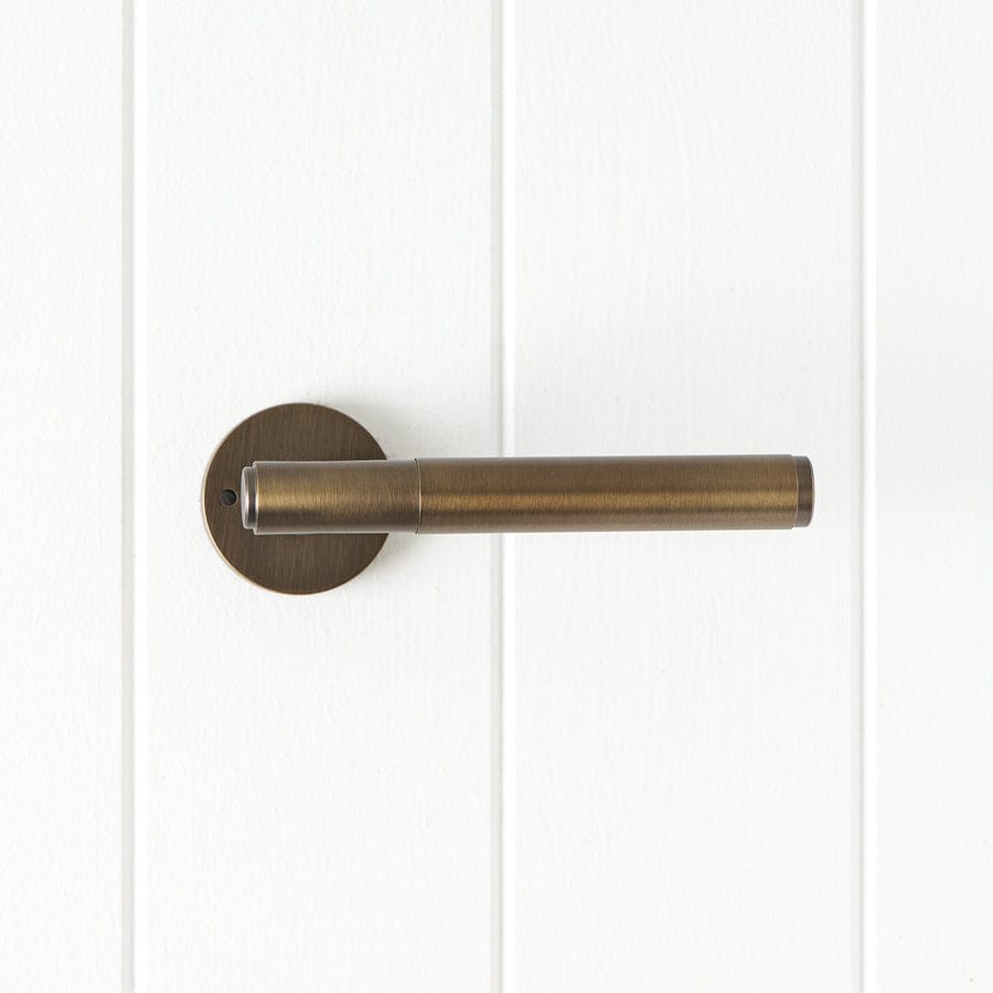 TileCloud TAPWARE Melbourne Door Handle Antique Brass