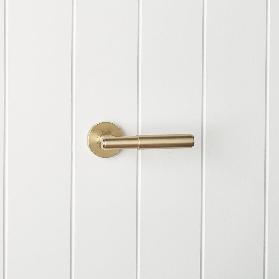 TileCloud TAPWARE Melbourne Door Handle Warm Brushed Nickel